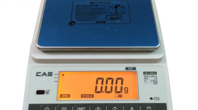 Cân Điện Tử XE Series 600g/0.01g , 1500g/0.02g , 3000g/0.05g Cas-Korea