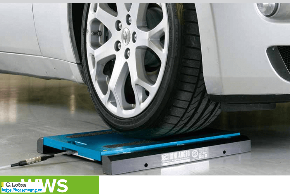 Ra mắt dòng WWS Cân xe tải xách tay Dini Argeo cân động xe tải