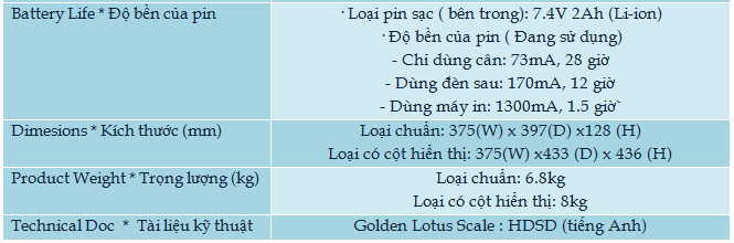 poscale-Hoa Sen Vang can dien tu-thiet bi do luong