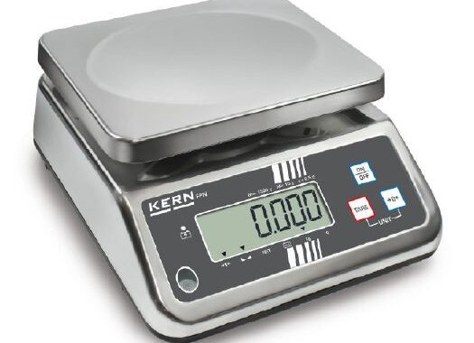 [Cân Kern] Cân điện tử chống nước FFN 1K-4NM (1.5 kg/0.5g, IP65) Kern