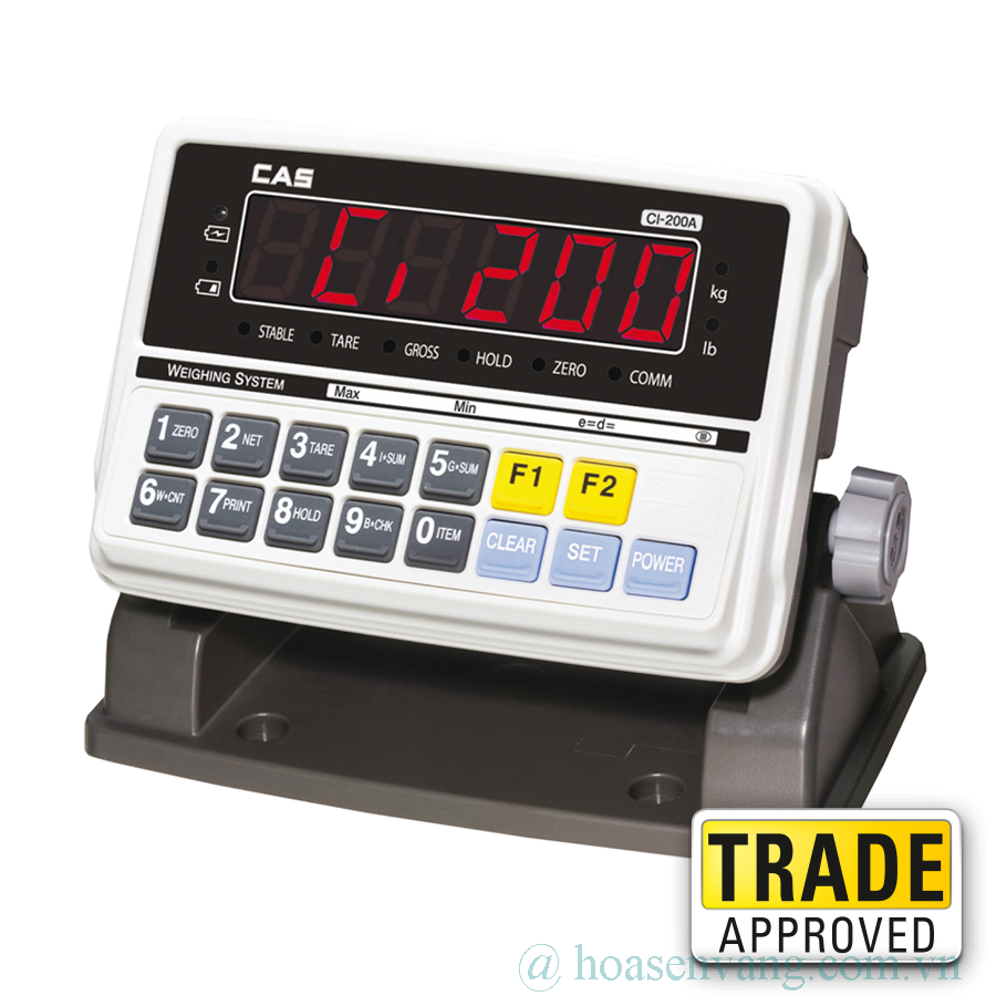 Đầu Cân Thông Minh CAS CI-200A – Sức Mạnh Xử Lý Trọng Số Chính Xác, Chuyên Nghiệp Tại Mọi Môi Trường Công Nghiệp